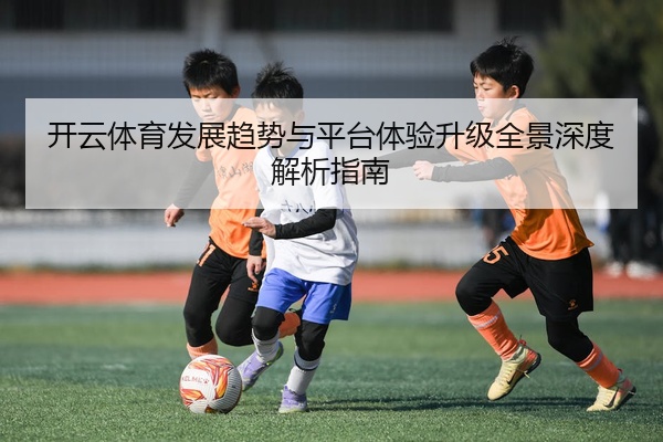 开云体育发展趋势与平台体验升级全景深度解析指南