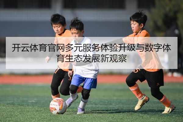 开云体育官网多元服务体验升级与数字体育生态发展新观察
